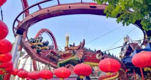 Copenaghen - parco Tivoli - dragone