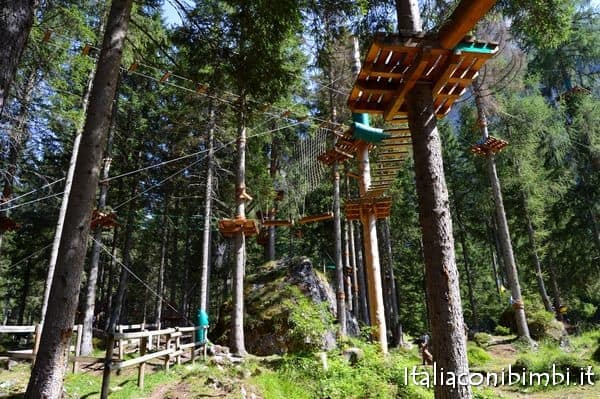 Parco Avventura ai Piani di Pezzè Alleghe