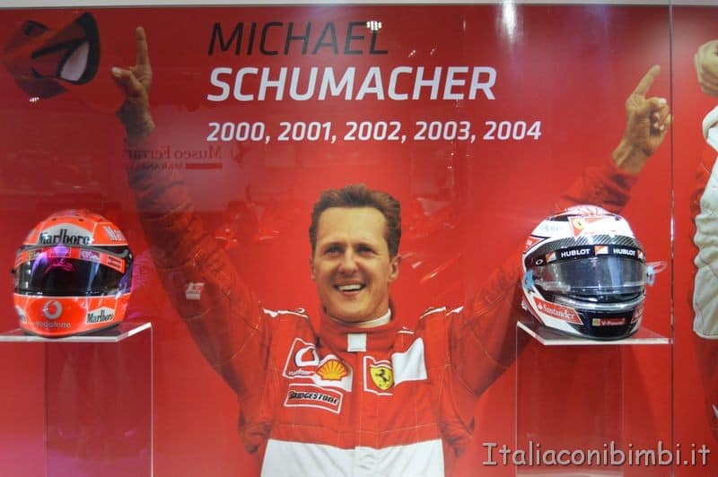 Michael Schumacher museo Ferrari Maranello