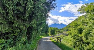 Ciclabile della Valsugana- curve della strada