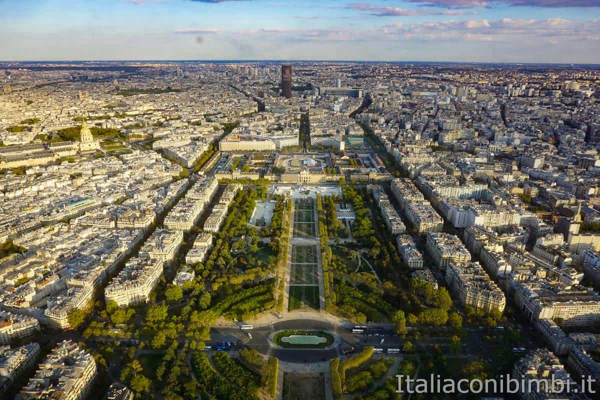 Parigi - panorama dalla Torre Eiffel