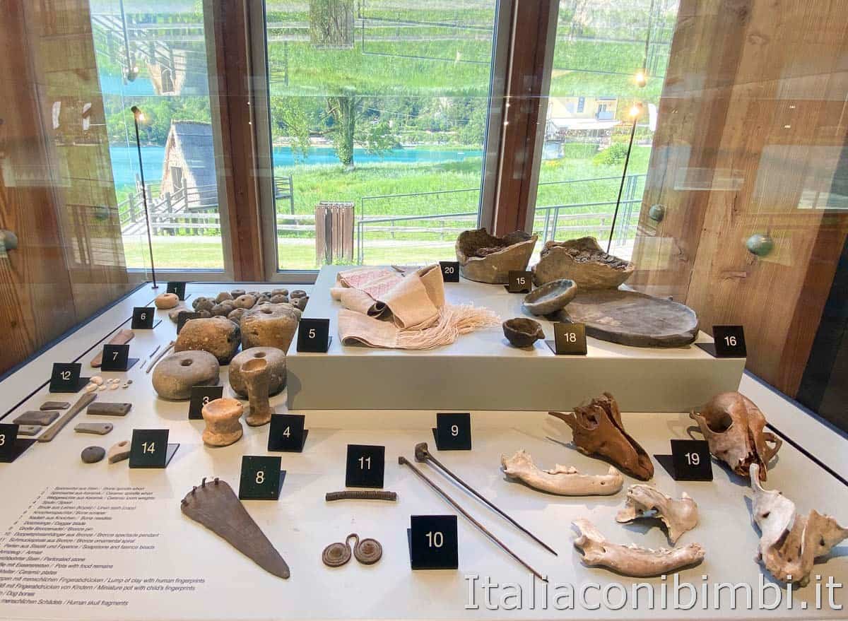 Museo delle Palafitte - Lago di Ledro - reperti e monili