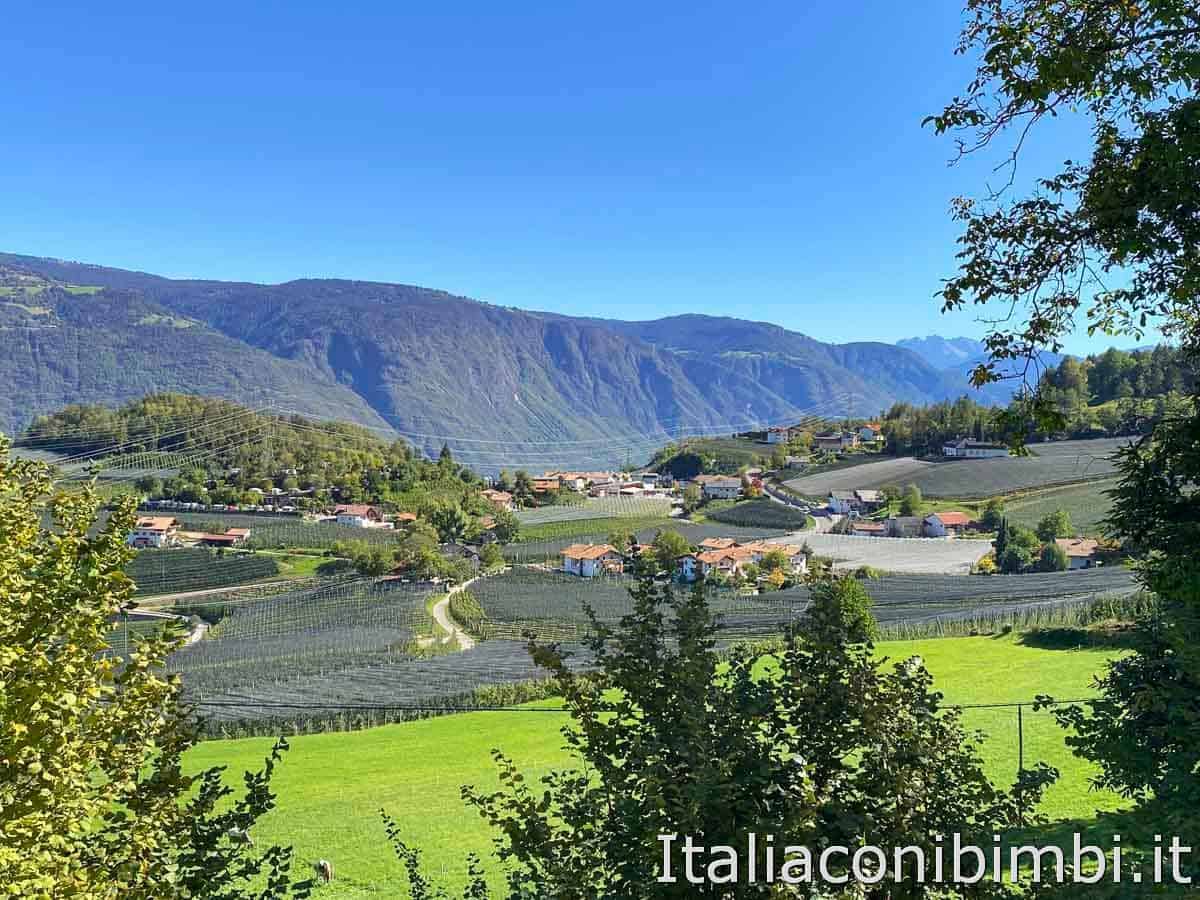 Sentiero del Castagno - Foiana - Alto Adige - panorama