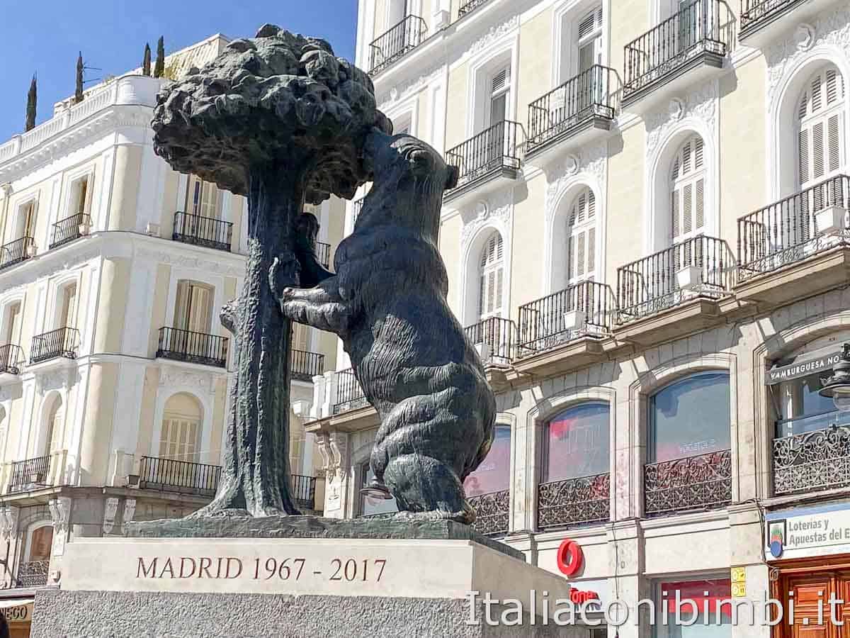 Madrid - orso con il corbezzolo - Puerta del Sol