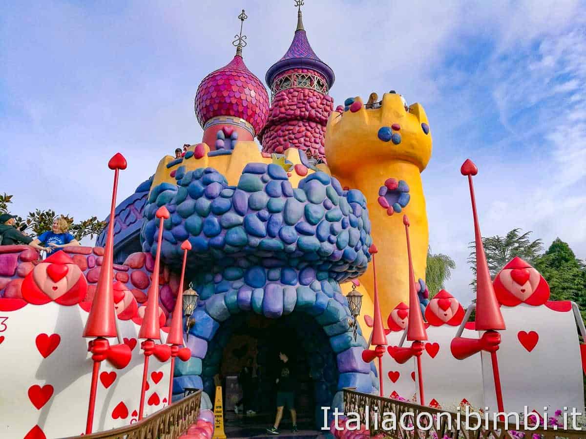 Disneyland Paris - carte di Alice nel paese delle meraviglie