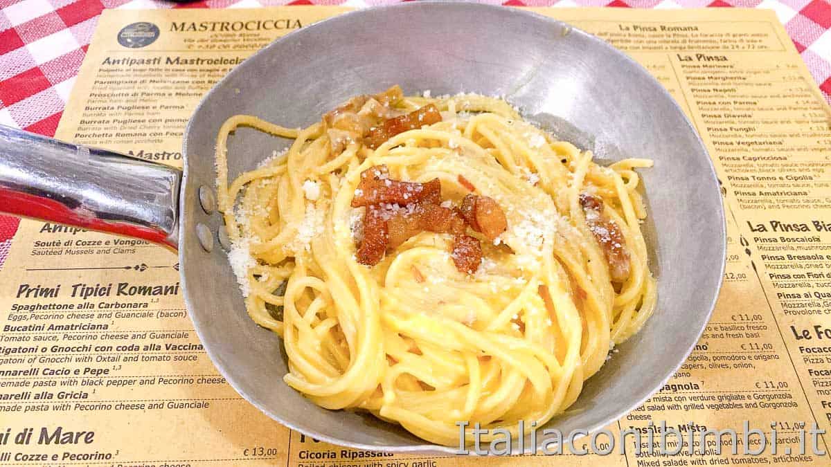 Roma - carbonara da Mastrociccia