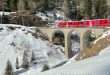 Bernina - trenino rosso regionale- sul ponte